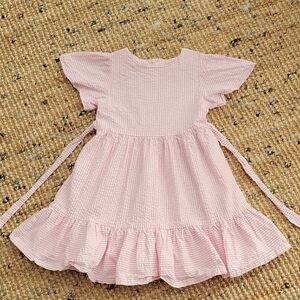 Mini Boden Light Pink Gingham Dress